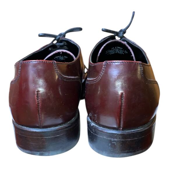 Florsheim Burgundy Lexington Cap Toe Oxford Shoes 17067-05 Sz 9.5D Leather - Picture 3 of 8